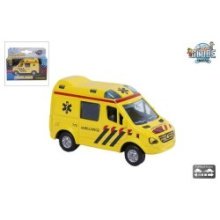 Kids Globe ambulance NL moulé sous pression action de retrait 8 cm