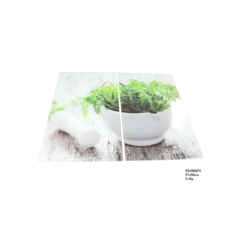 Glassnijplank 51x30cm 2 delig