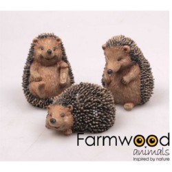 Farmwood Animals Tuinbeeld Egel 12cm
