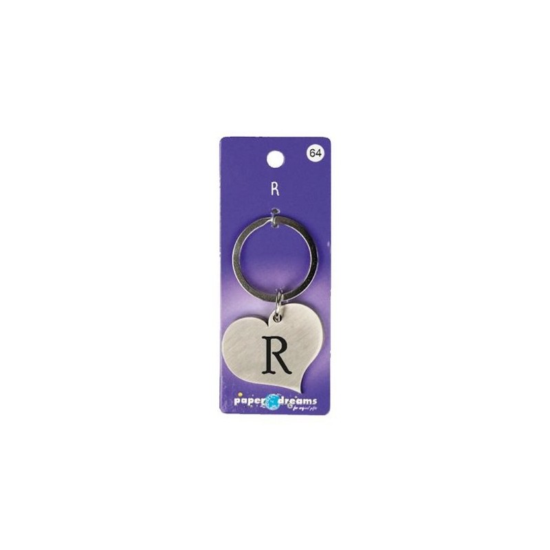 Hart sleutelhanger - R