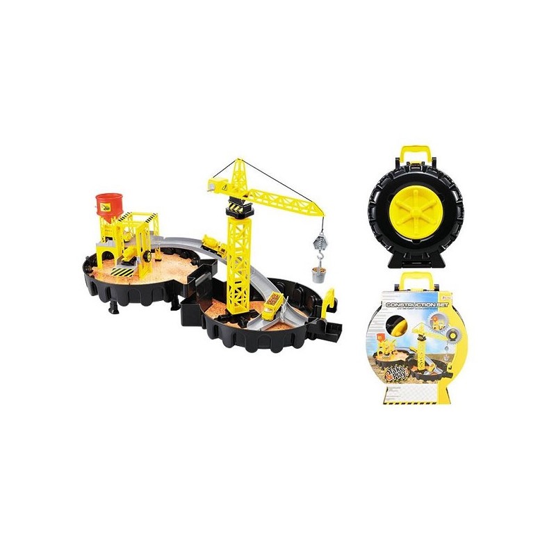 Toi Toys Ensemble de station de grue de construction