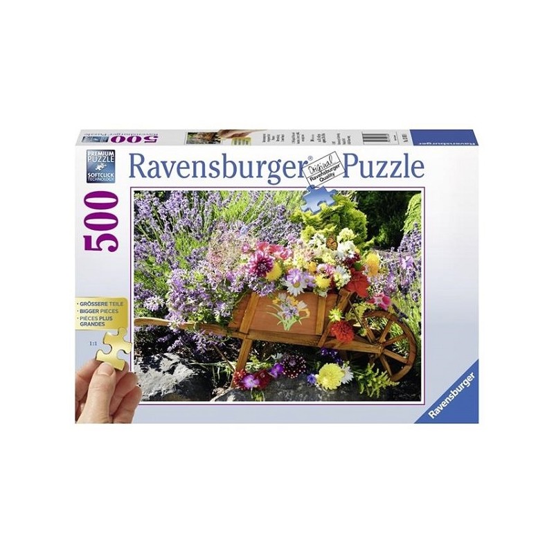 Ravensburger puzzel 500 extra grote stukjes Bloemen