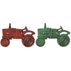 Esschert Design Décapsuleur tracteur 20x7x13cm rouge ou vert