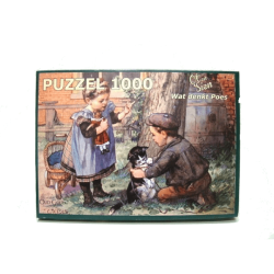 Puzzle Ot en sien - Que pense le chat 1000p