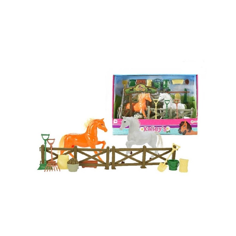 Toi Toys Toi Toys Kailey Paardenstal met 2 paarden