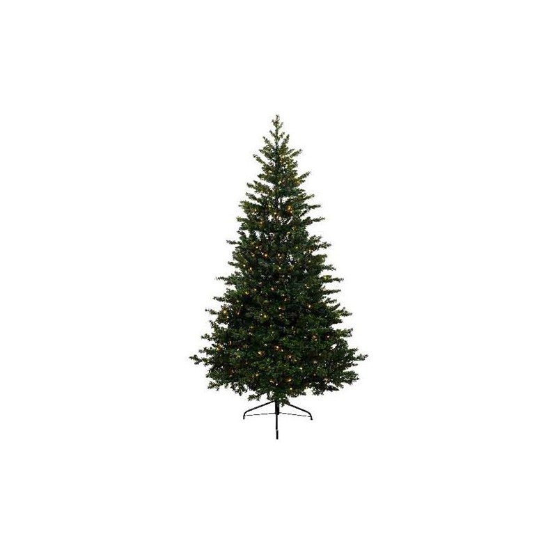Everlands Allison Pine zeer luxe kunstkerstboom 180cm hoog groen met  ingebouwde LEDverlichting en realistische naalden diameter