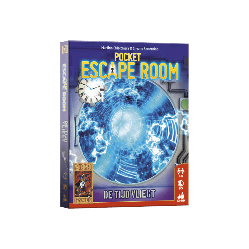 999 Games Pocket Escape Room : Le temps passe vite - jeu de cartes casse-tête