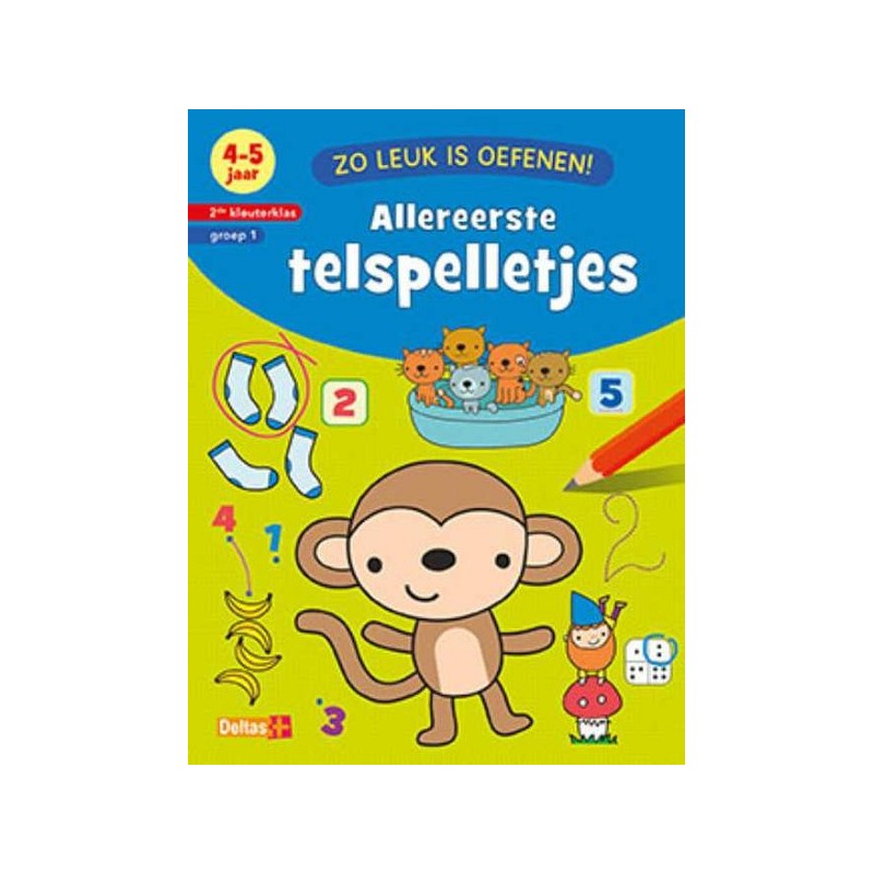 Deltas Zo leuk is oefenen! Allereerste telspelletjes (4-5jr)