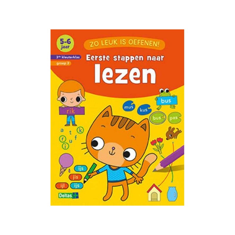 Deltas Zo leuk is oefenen! Eerste stappen naar lezen (5-6jr)