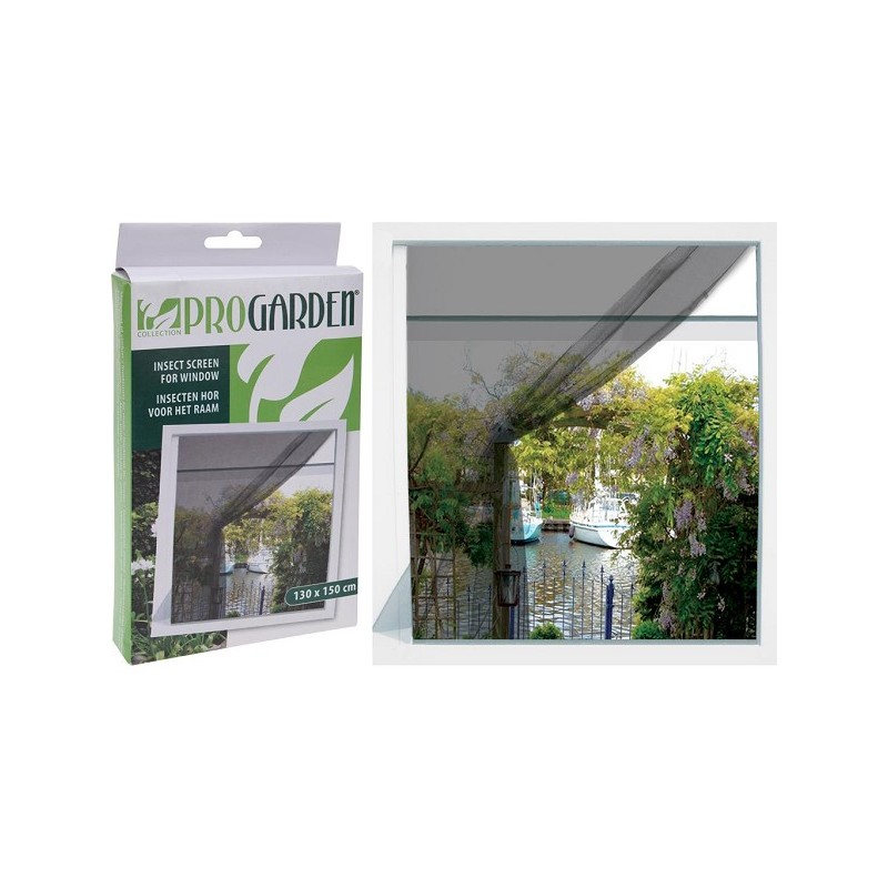 Pro Garden Moustiquaire pour fenêtre 130x150cm