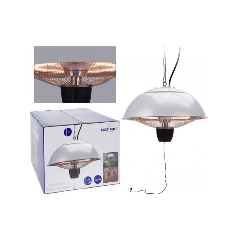 Chauffage de terrasse qui tourne autour de 1500 watts