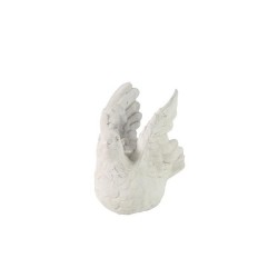 Oiseau Letitia S blanc 14x8x14cm