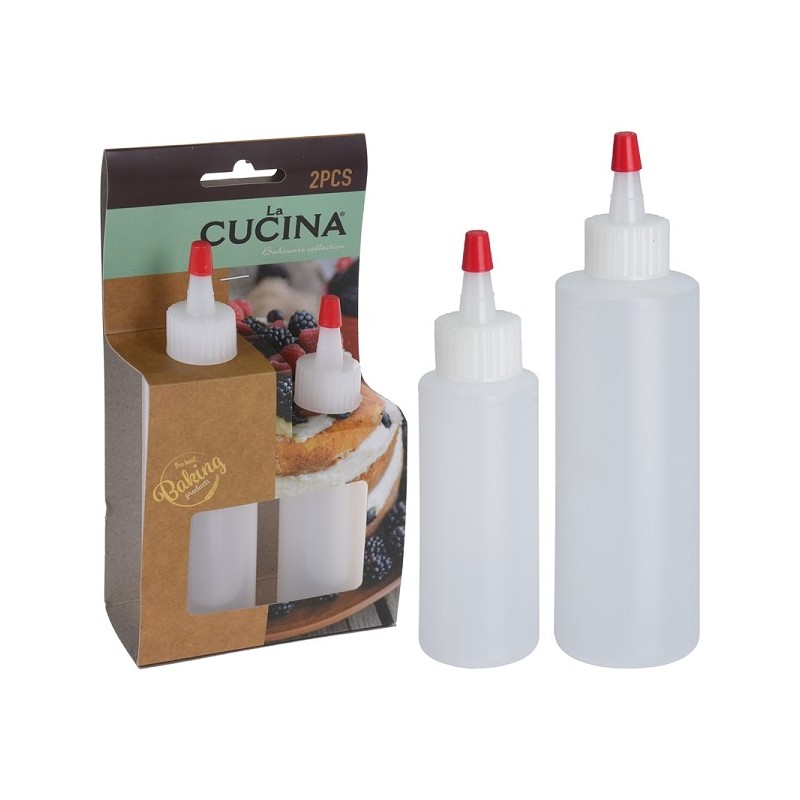 Ensemble de bouteilles de garniture de 2 pièces 60 ml et 120 ml