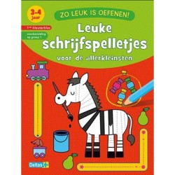 Deltas Zo leuk is oefenen! Leuke schrijfspelletjes (3-4 j.)