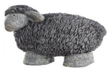 Tuinbeeld Schaap groot polystone 58x35x47cm