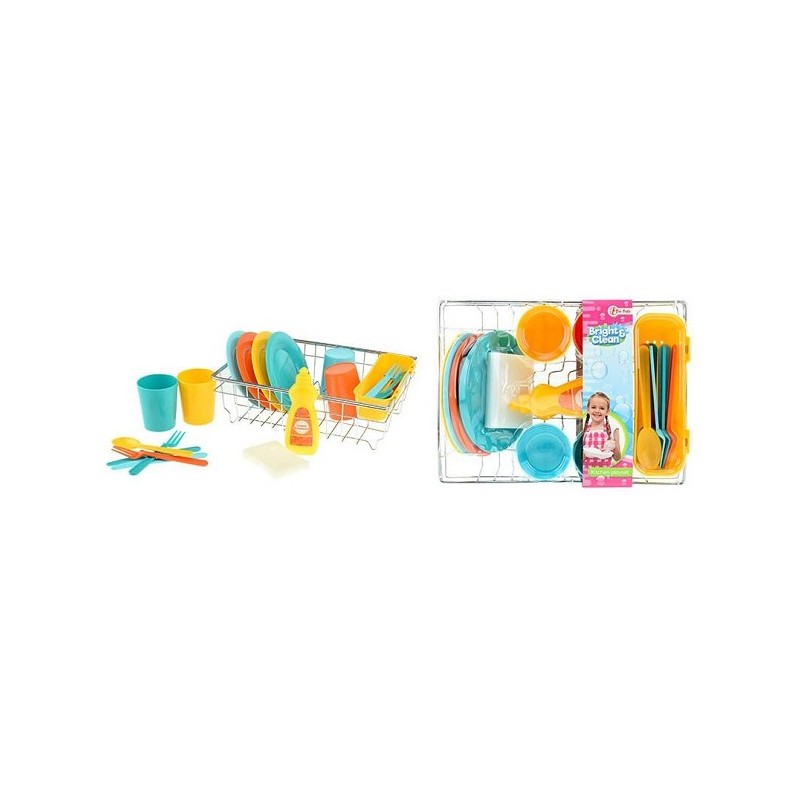 Toi Toys BRIGHT&CLEAN Speelset afwas met accessoires.