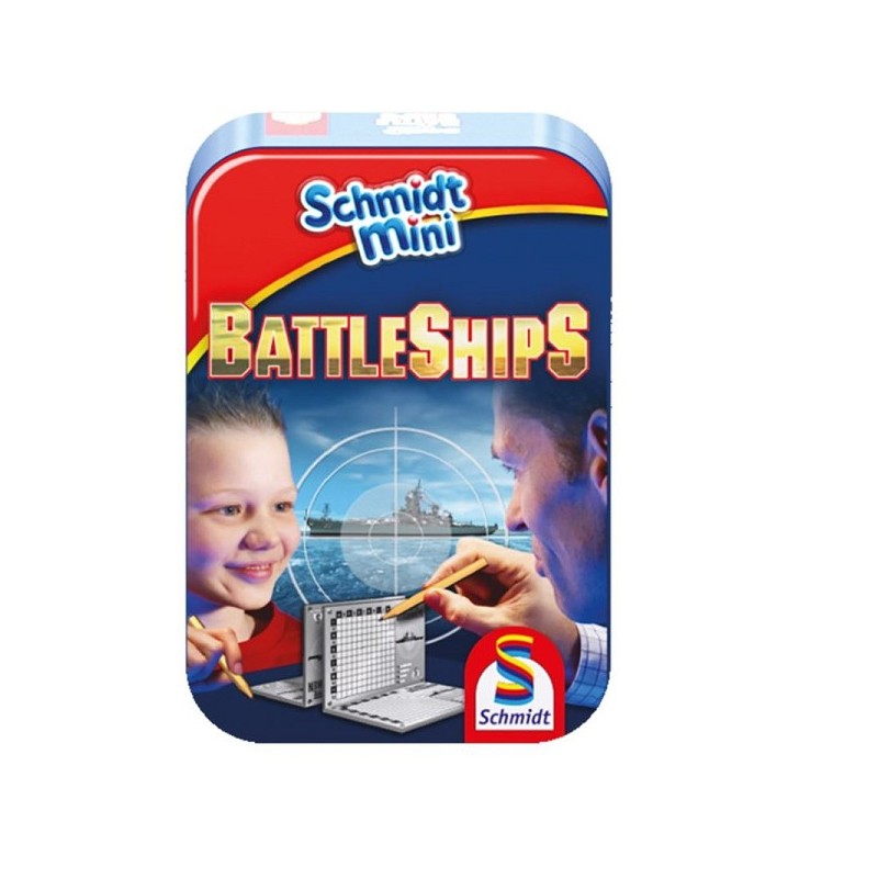 Schmidt Battle Ships zeeslag spel in blik