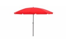 Parasol Las Palmas push-up 200 cm rood met volant