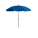 Parasol Las Palmas push-up 200 cm aqua met volant