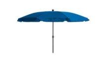 Parasol Las Palmas push-up 200 cm aqua met volant