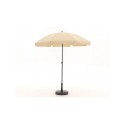 Parasol Las Palmas push-up 200 cm écru avec volant