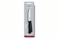 Victorinox  Tafel- Tomatenmessen gekarteld zwart lemmet doos a 6 stuks