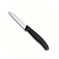 Couteau à légumes Victorinox SwissClassic, manche noir, lame inox de 8 cm