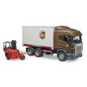 Bruder Scania vrachtwagen met vorkheftruck