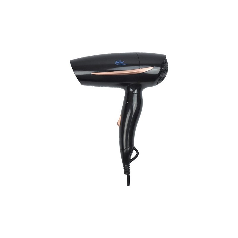 Sèche-cheveux Elta Travel noir 2 réglages 1200 Watt