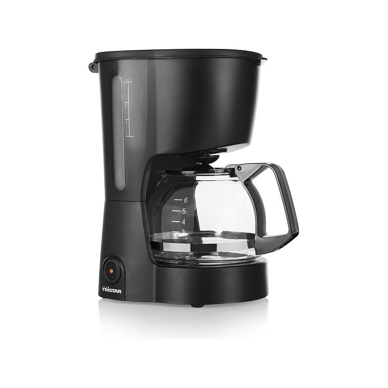 Tristar Koffiezetapparaat 6-kops 600W zwart, met schenkkan van 0,6L (camping)