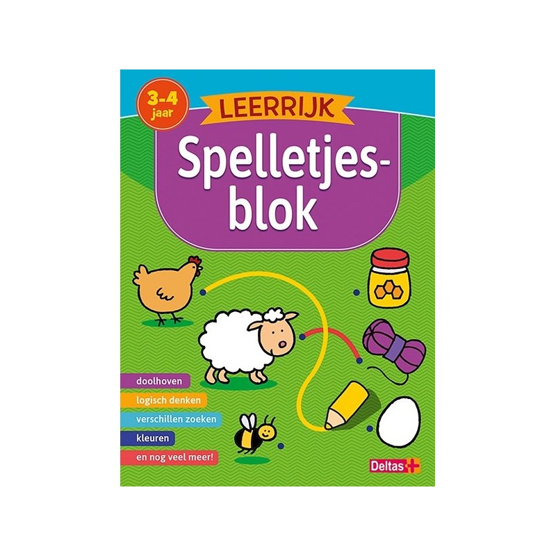 Deltas Bloc de jeu instructif 3-4 ans