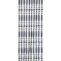 Vliegengordijn Perla  90x220cm grijs gemaakt van PVC