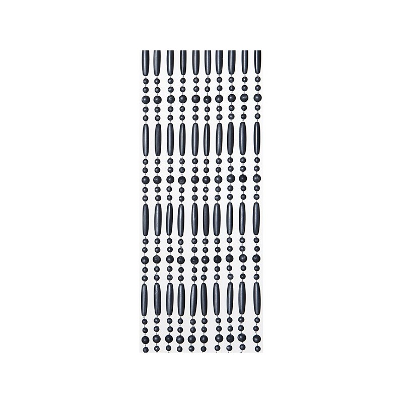 Rideau anti-mouches Perla 90x220cm gris en PVC