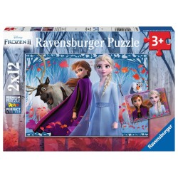 Ravensburger puzzel Frozen 2  De reis naar het onbekende 2x12 stukjes