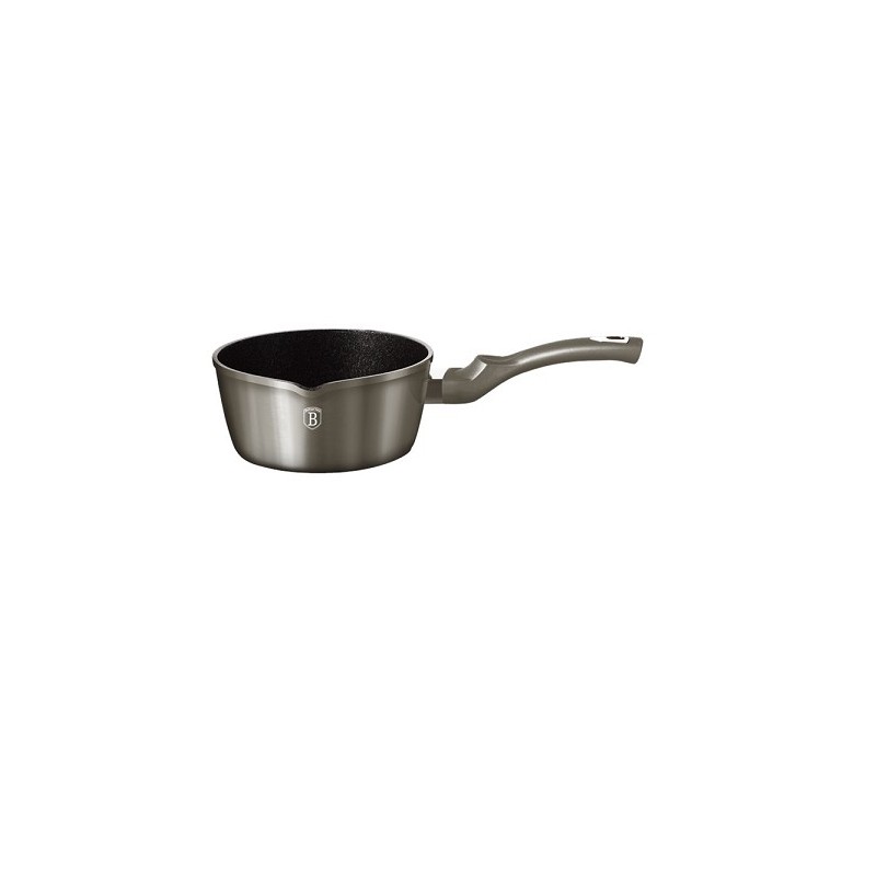 BerlingerHaus Carbon Line Casserole avec Bec Ø16cm Aluminium également induction