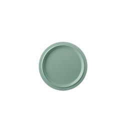 Mepal Assiette Plate Basic p250 mélamine vert rétro Ø25cm