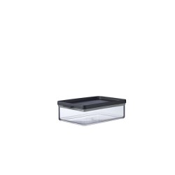 Mepal boîte réfrigérateur omnia petit déjeuner - noir 21,9x14,9x6,7cm
