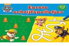 Deltas Paw Patrol eerste schrijfspelletjes (3-4 jaar)