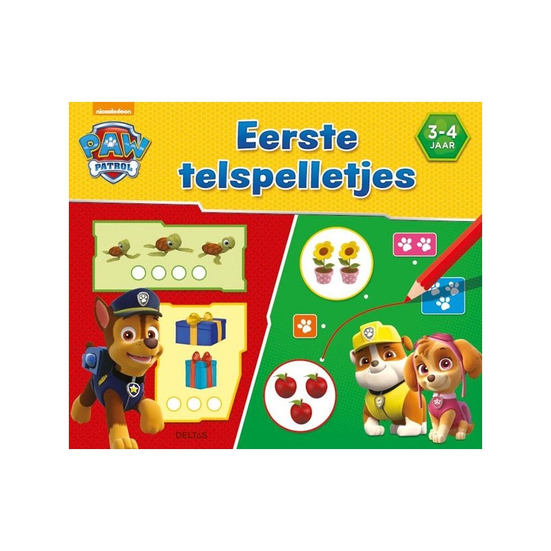 Deltas Paw Patrol eerste telspelletjes (3-4jr)