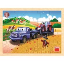 Puzzle en bois Dino Tatra Cars camion 20 pièces 30x22,5cm