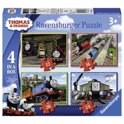 Ravensburger puzzle 4 dans une boîte Thomas et ses amis 12+16+20+24ème