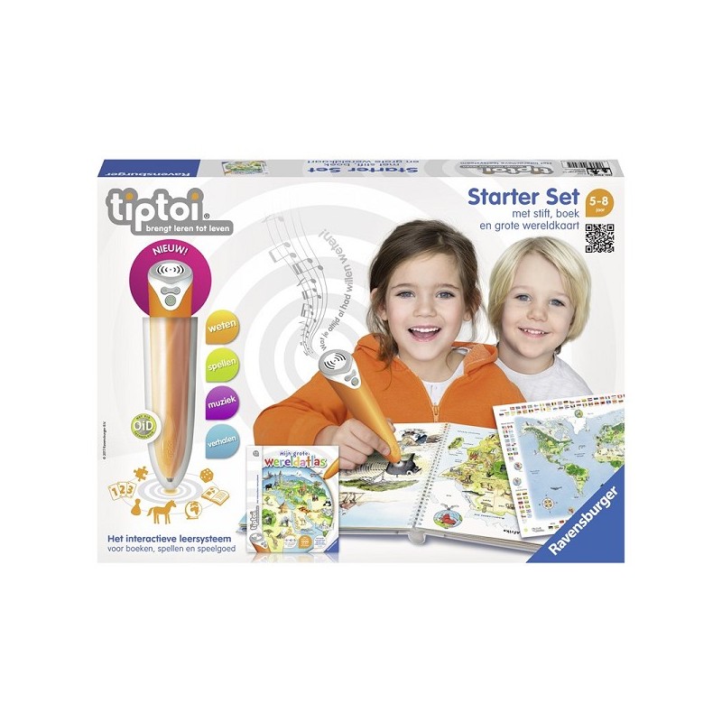 Ravensburger Tiptoi Starter set marqueur + livre Atlas mondial