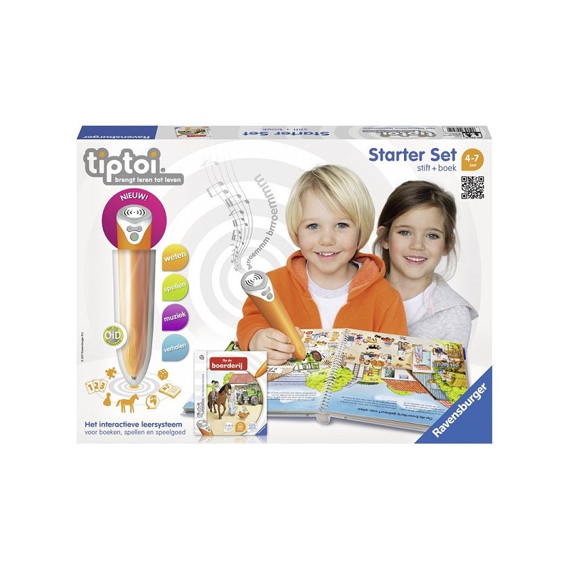 Ravensburger Tiptoi Starterset stift+boek Boerderij