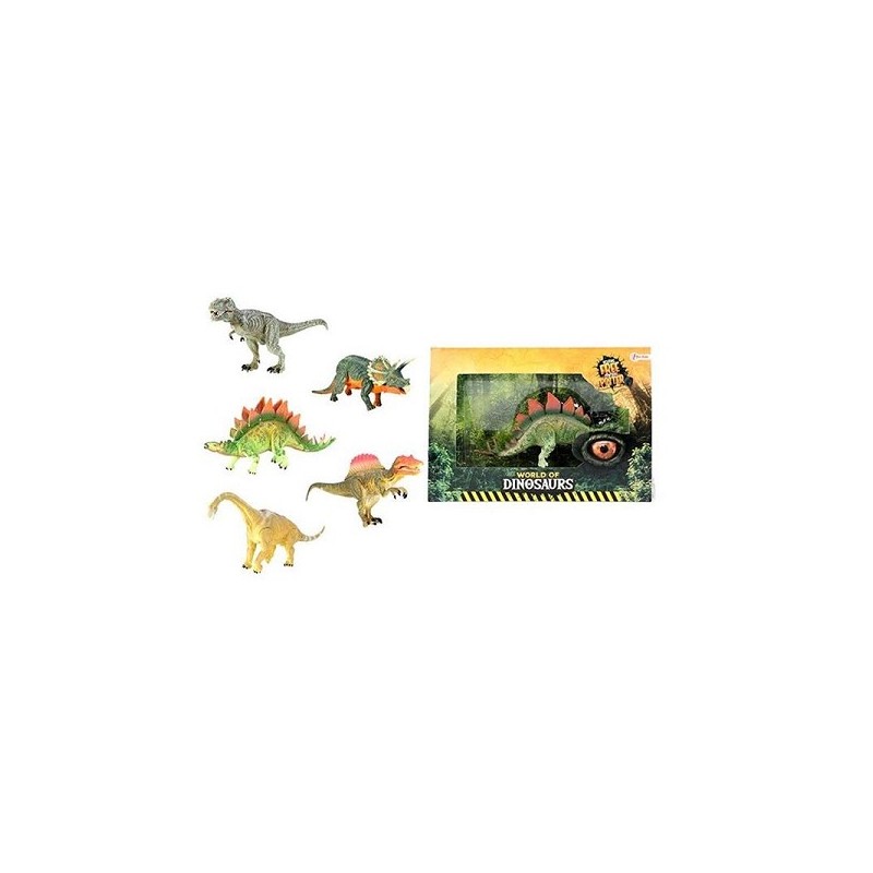 MONDE DES DINOSAURES Dino moyen en boîte