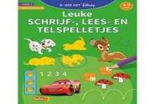 Deltas Disney Ik leer met - Leuke schrijf-, lees- en telspelletjes (4-5 j.)