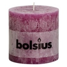 Bougie Pilier Bolsius 100/100 Cyclamen Rustique