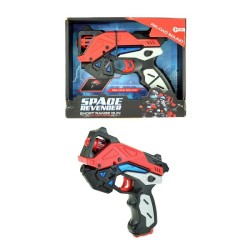 Toi Toys Pistolet spatial 16 cm avec lumière, son et son de rechargement