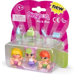 Pinypon kids & baby 3-pack