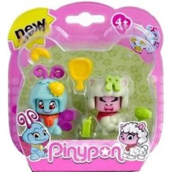Pinypon Play figure animal papillon et mouton