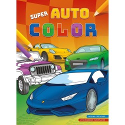Livre de coloriage couleur Deltas Super Car